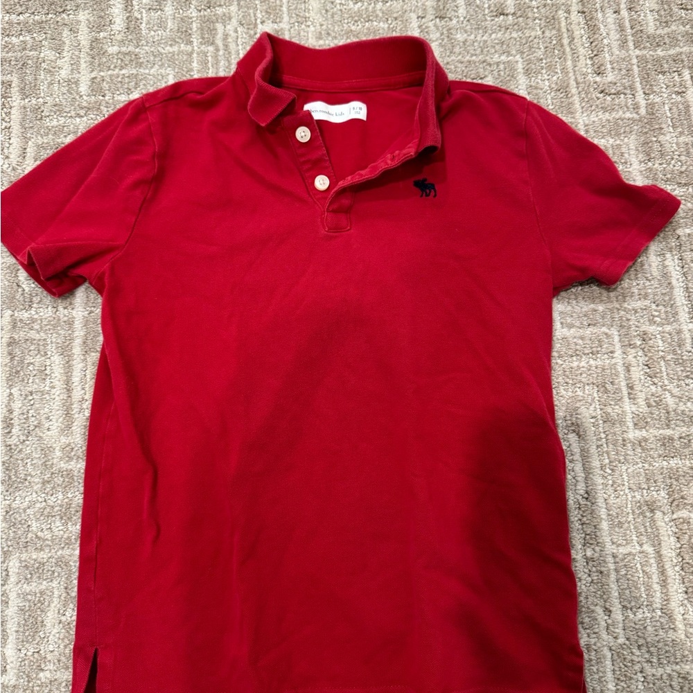 Abercrombie Kids Red Polo Shirt